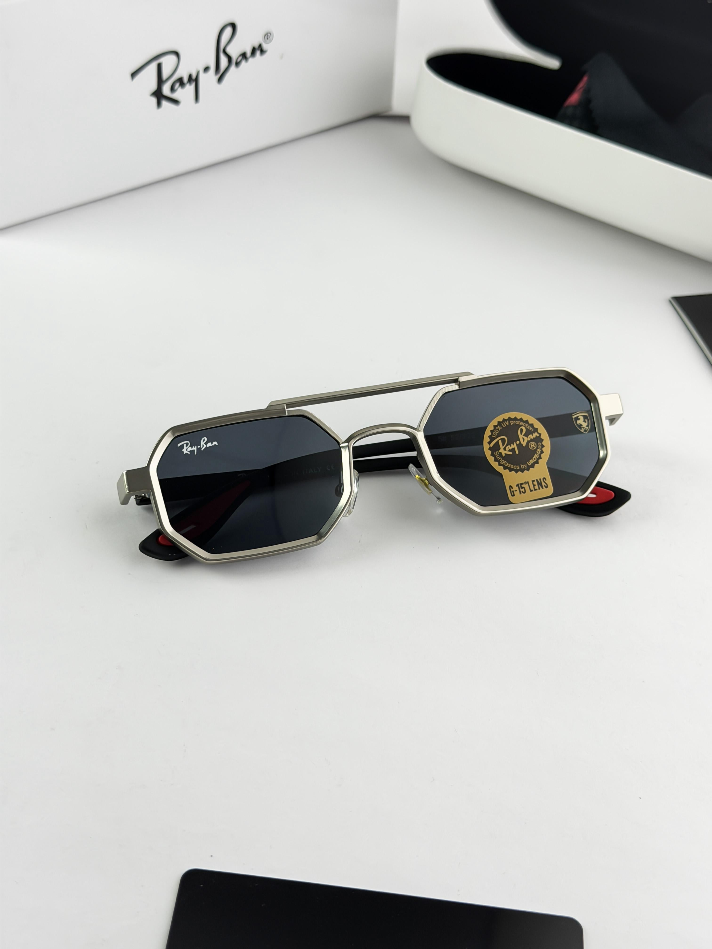 *RA_YBAN 05 SILVER BLACK