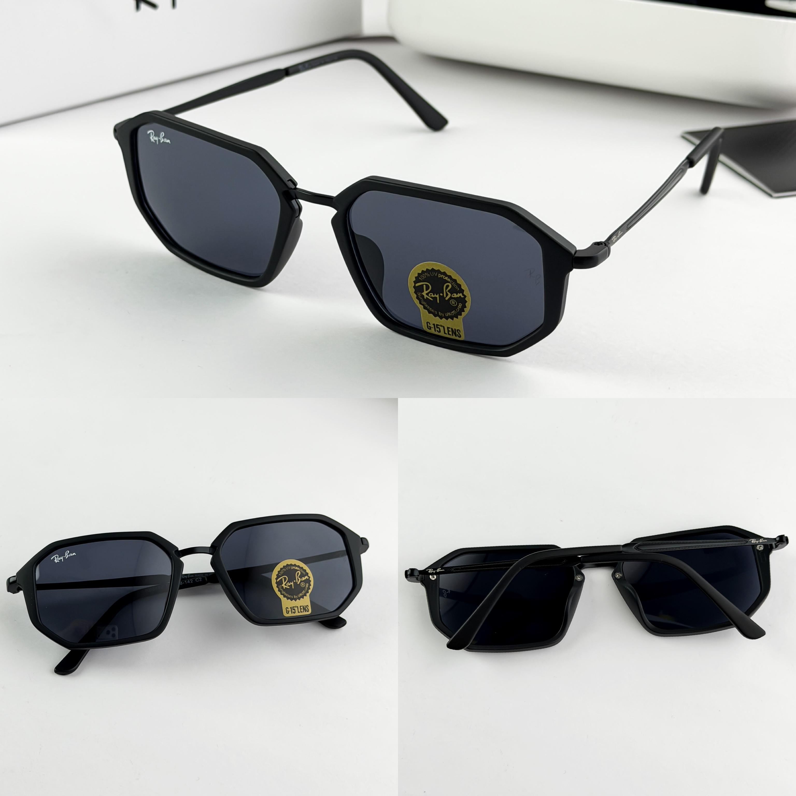 *RA_YBAN CHARCOAL BLACK 3402